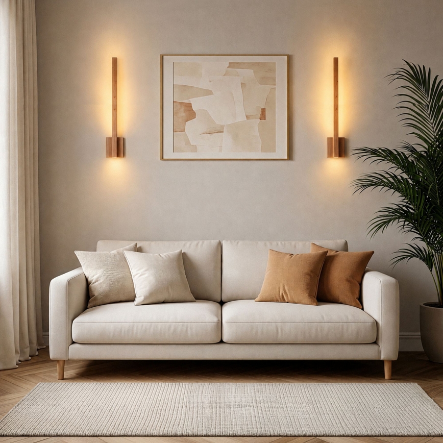 BRILAGI - LED Stensko svetilo GARDALINE LED/90W/230V 100 cm hrast