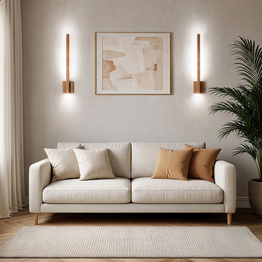 BRILAGI - LED Stensko svetilo GARDALINE LED/90W/230V 100 cm hrast