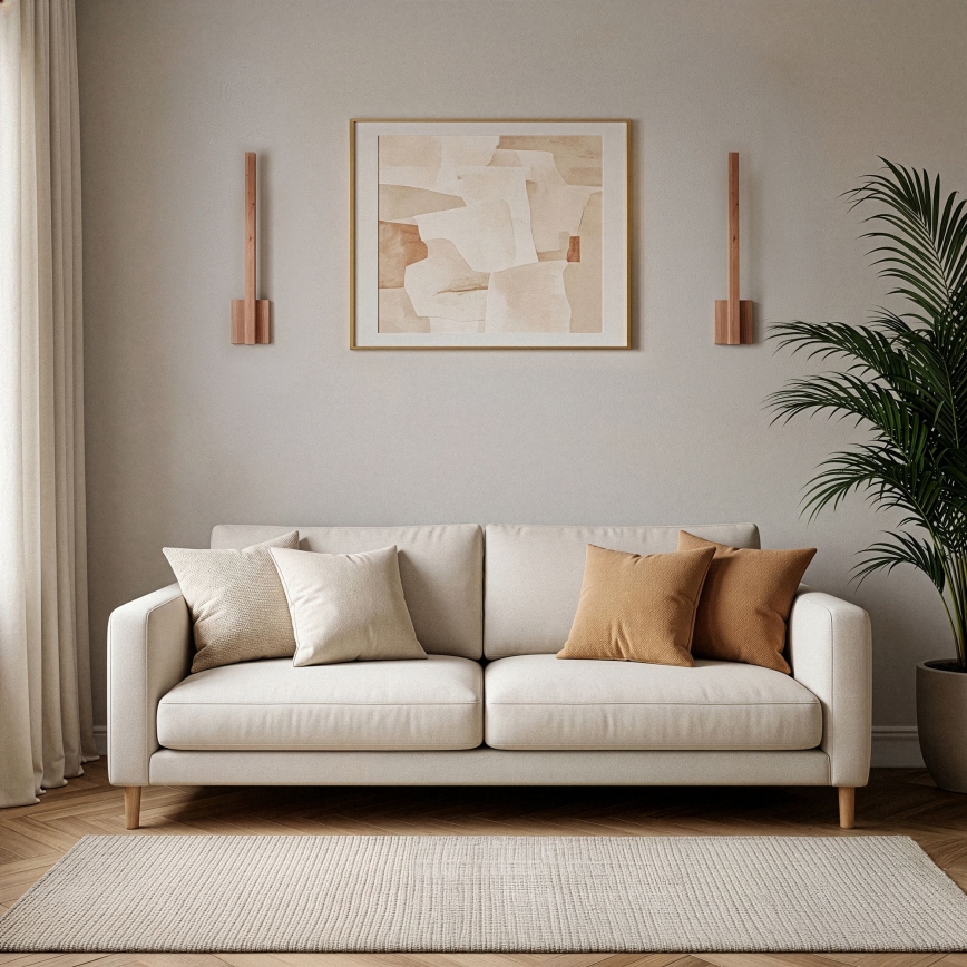 BRILAGI - LED stensko svetilo GARDALINE LED/90W/230V 60 cm hrast