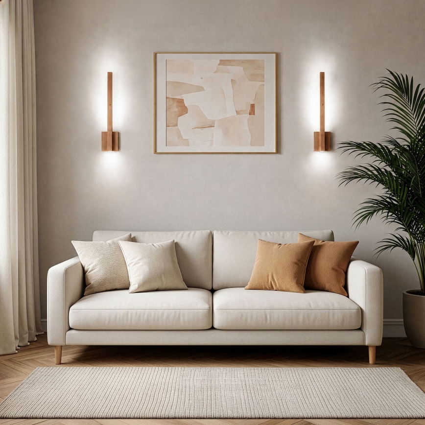 BRILAGI - LED stensko svetilo GARDALINE LED/90W/230V 60 cm hrast