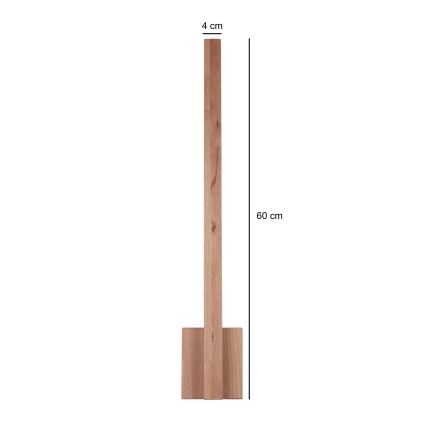 BRILAGI - LED stensko svetilo GARDALINE LED/90W/230V 60 cm hrast