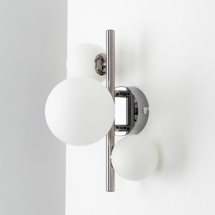 Brilagi - LED stensko svetilo MILLA 3xG9/3W/230V črni krom/bela