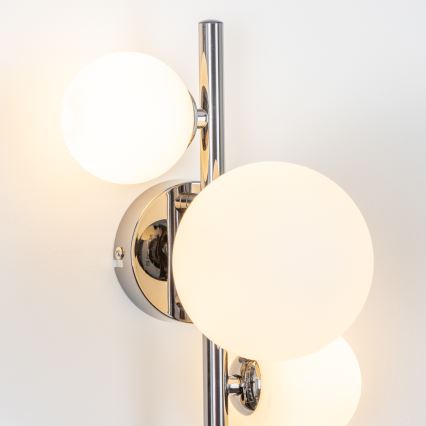 Brilagi - LED stensko svetilo MILLA 3xG9/3W/230V črni krom/bela