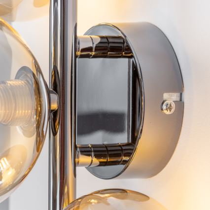 Brilagi - LED stensko svetilo MILLA 3xG9/3W/230V črno-krom/zlato