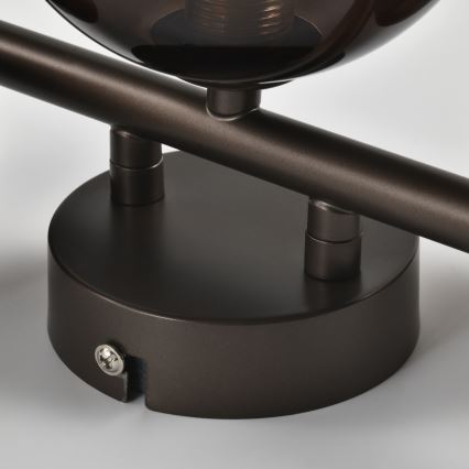 Brilagi - LED stensko svetilo MILLA 3xG9/3W/230V rjava/dimno rjava