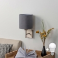 BRILAGI - LED stensko svetilo NUBILA 1xE27/60W/230V mat krom/antracit