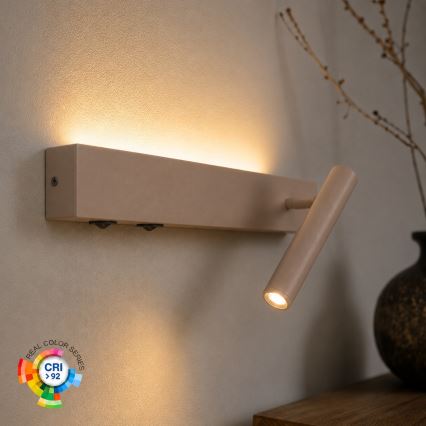 Brilagi - LED stensko točkovno svetilo ARLIX LED/3W/230V + LED/7W bež CRI 90