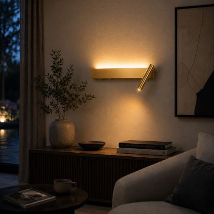 Brilagi - LED stensko točkovno svetilo ARLIX LED/3W/230V + LED/7W, zlato, CRI 90