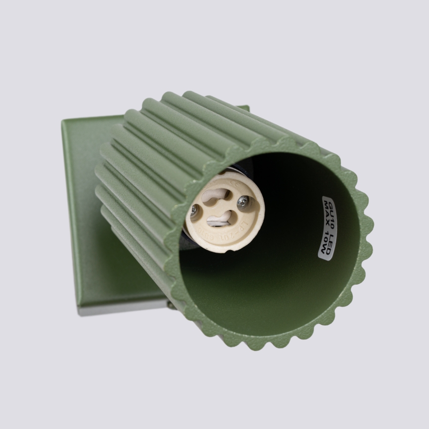 Brilagi - LED stensko točkovno svetilo CRESTO 1xGU10/10W/230V zeleno