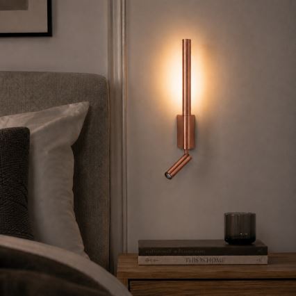 BRILAGI - LED stensko točkovno svetilo VIXON LED/3W/230V + LED/5W bronasto CRI 90