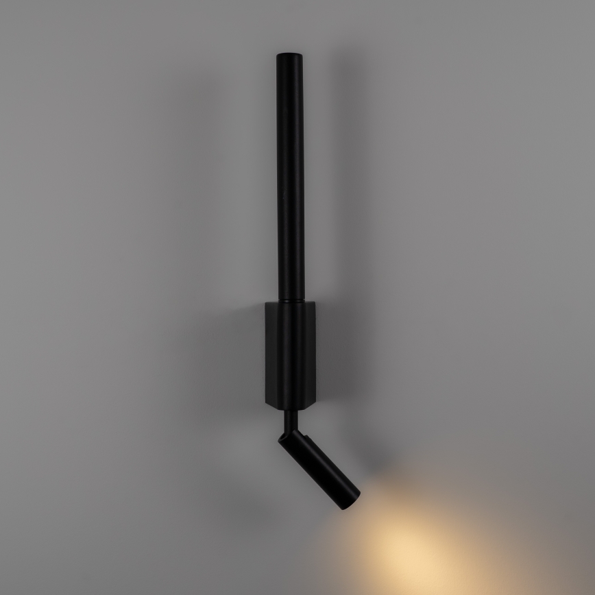 Brilagi - LED stensko točkovno svetilo VIXON LED/3W/230V + LED/5W črna CRI 90