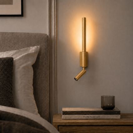 BRILAGI - LED stensko točkovno svetilo VIXON LED/3W/230V + LED/5W, zlato, CRI 90