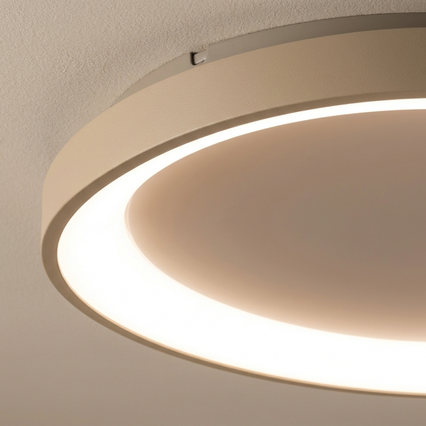 BRILAGI - Zatemnljivo LED stropno svetilo FALCON SLIM LED/42W/230V 3000-6500K Ø 50 cm bela/bež + daljinski upravljalnik