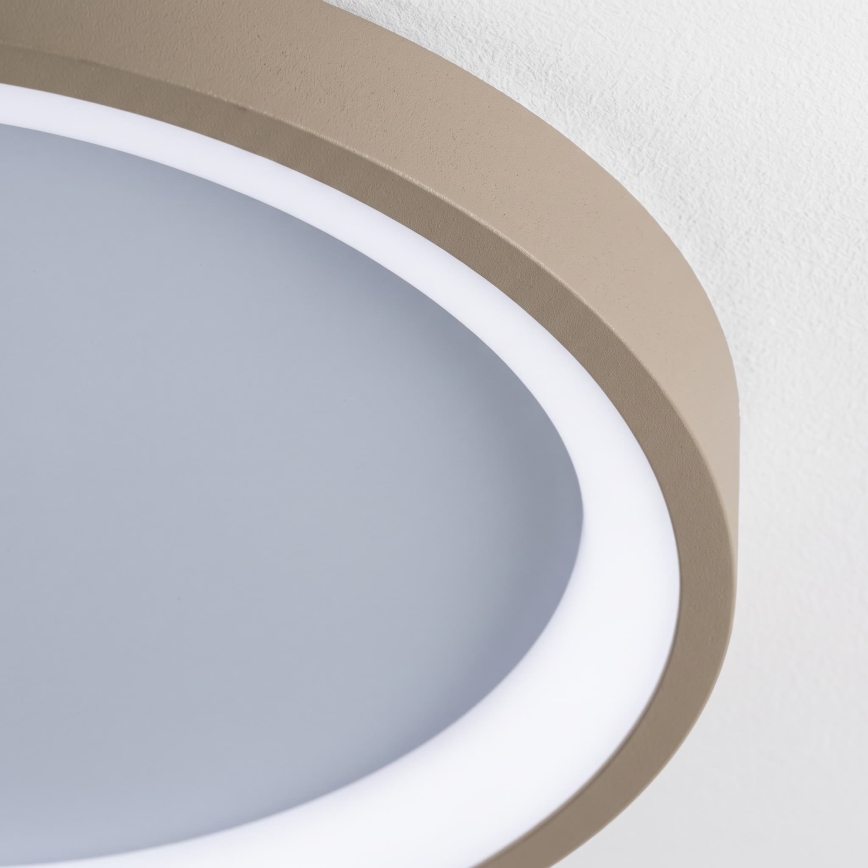 BRILAGI - Zatemnljivo LED stropno svetilo FALCON SLIM LED/42W/230V 3000-6500K Ø 50 cm bela/bež + daljinski upravljalnik