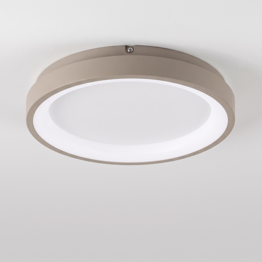 BRILAGI - Zatemnljivo LED stropno svetilo FALCON SLIM LED/42W/230V 3000-6500K Ø 50 cm bela/bež + daljinski upravljalnik