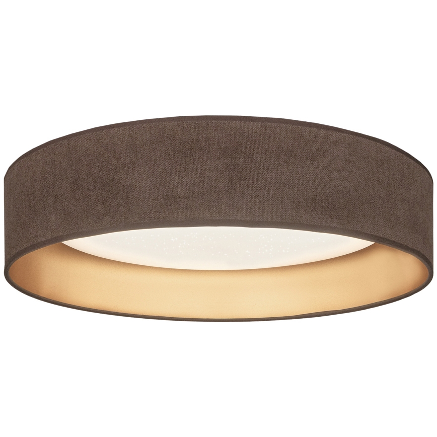 Brilagi - LED zatemnljivo stropno svetilo VELVET SMARTIX STARS LED/24W/230V 3000-6000K premer 45 cm rjava/zlata Wi-Fi Tuya Beacon + daljinski upravljalnik