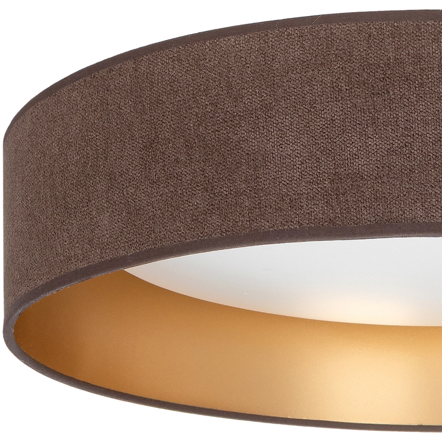 Brilagi - LED zatemnljivo stropno svetilo VELVET SMARTIX STARS LED/24W/230V 3000-6000K premer 45 cm rjava/zlata Wi-Fi Tuya Beacon + daljinski upravljalnik