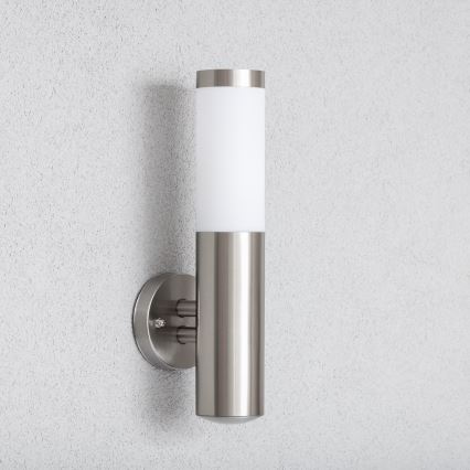 BRILAGI - LED zatemnjiva zunanja stenska svetilka ELIA 1xE27/6W/230V 2700-6500K IP44 Wi-Fi matni krom
