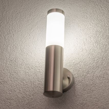 BRILAGI - LED zatemnjiva zunanja stenska svetilka ELIA 1xE27/6W/230V 2700-6500K IP44 Wi-Fi matni krom