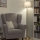Brilagi - LED stoječa svetilka CERIA 1xE27/20W/230V premer 30 cm siva/zlata