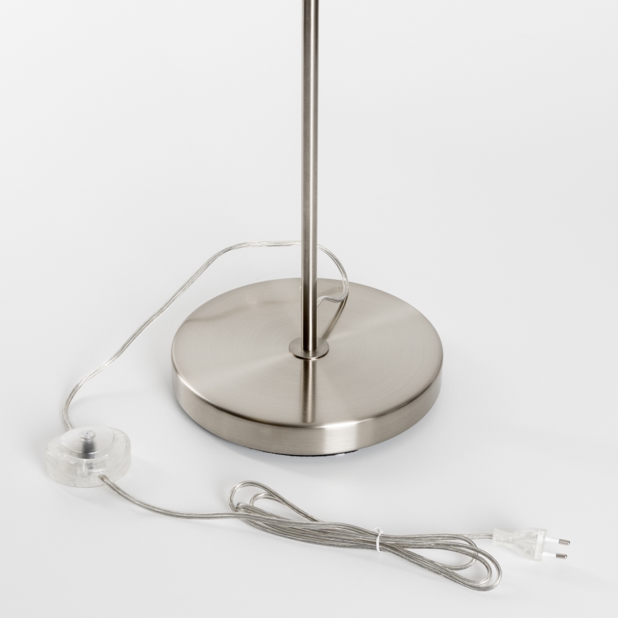 Brilagi - LED stoječa svetilka CERIA 1xE27/40W/230V premer 20,5 cm bela/matni krom