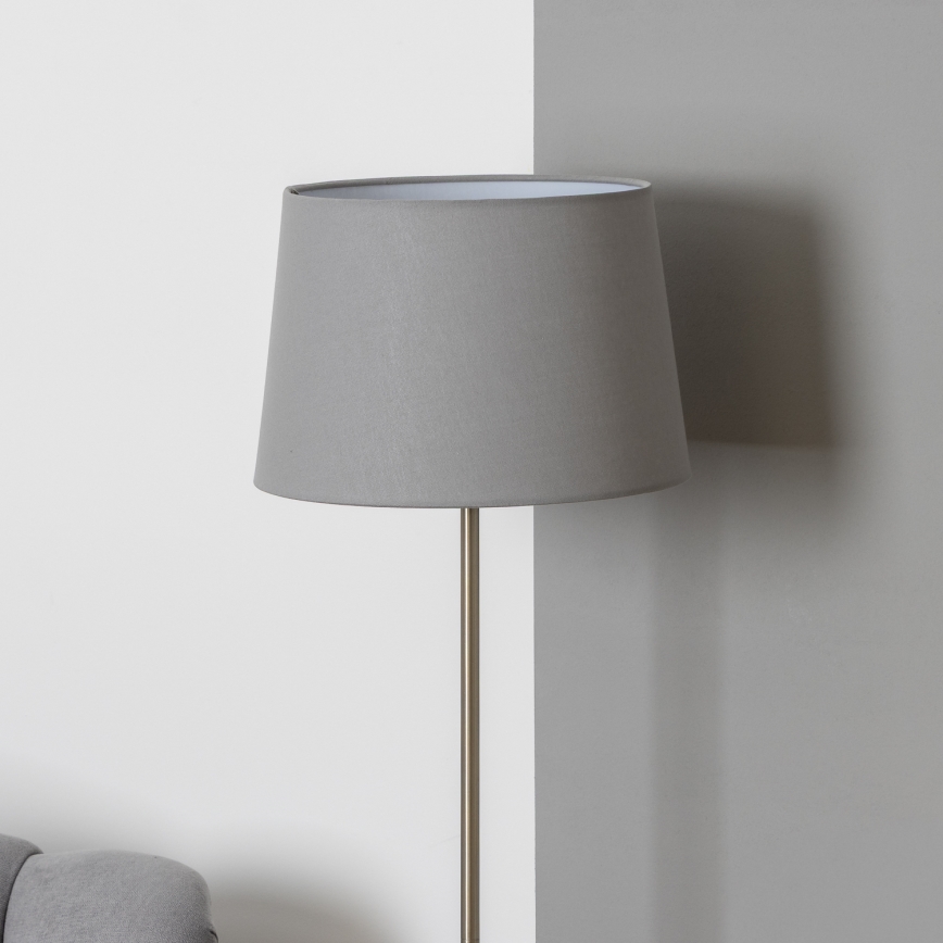 Brilagi - LED stoječa svetilka CERIA 1xE27/40W/230V premer 30 cm siva/matni krom