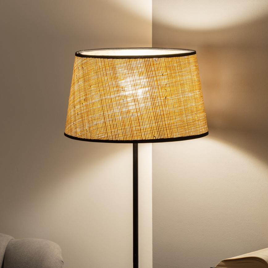 Brilagi - LED stoječa svetilka CERIA 1xE27/40W/230V premer 35 cm bež/črna