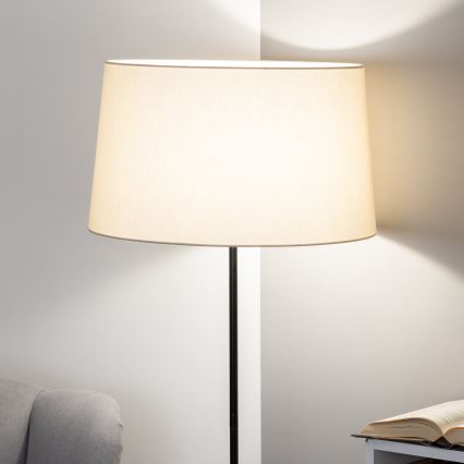 Brilagi - LED stoječa svetilka CERIA 1xE27/40W/230V premer 45 cm bež/črna