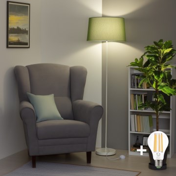 Brilagi - LED stoječa svetilka CERIA 1xE27/40W/230V premer 45 cm zelena/bela