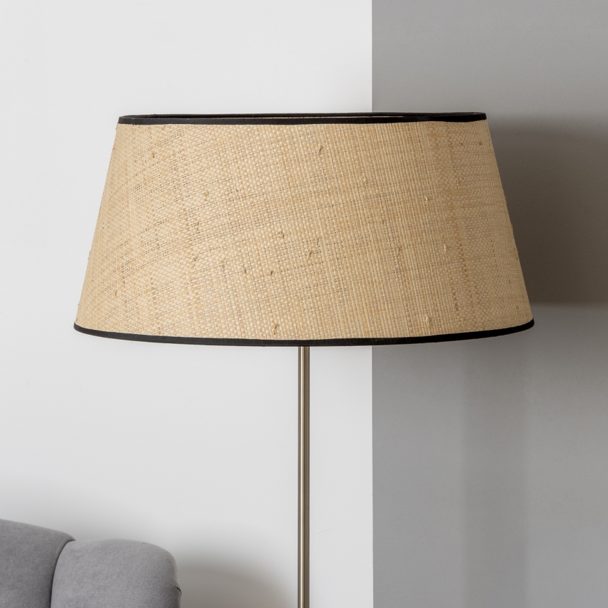 Brilagi - LED stoječa svetilka CERIA 1xE27/40W/230V, premer 50 cm, bež/matiran krom