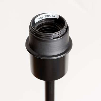 Brilagi - LED stoječa svetilka CERIA 1xE27/40W/230V Ø 25 cm bambus/črna