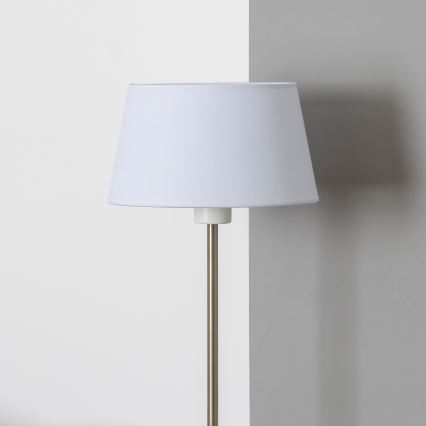 Brilagi - LED stoječa svetilka CERIA 1xE27/40W/230V Ø 25 cm bela/matni krom
