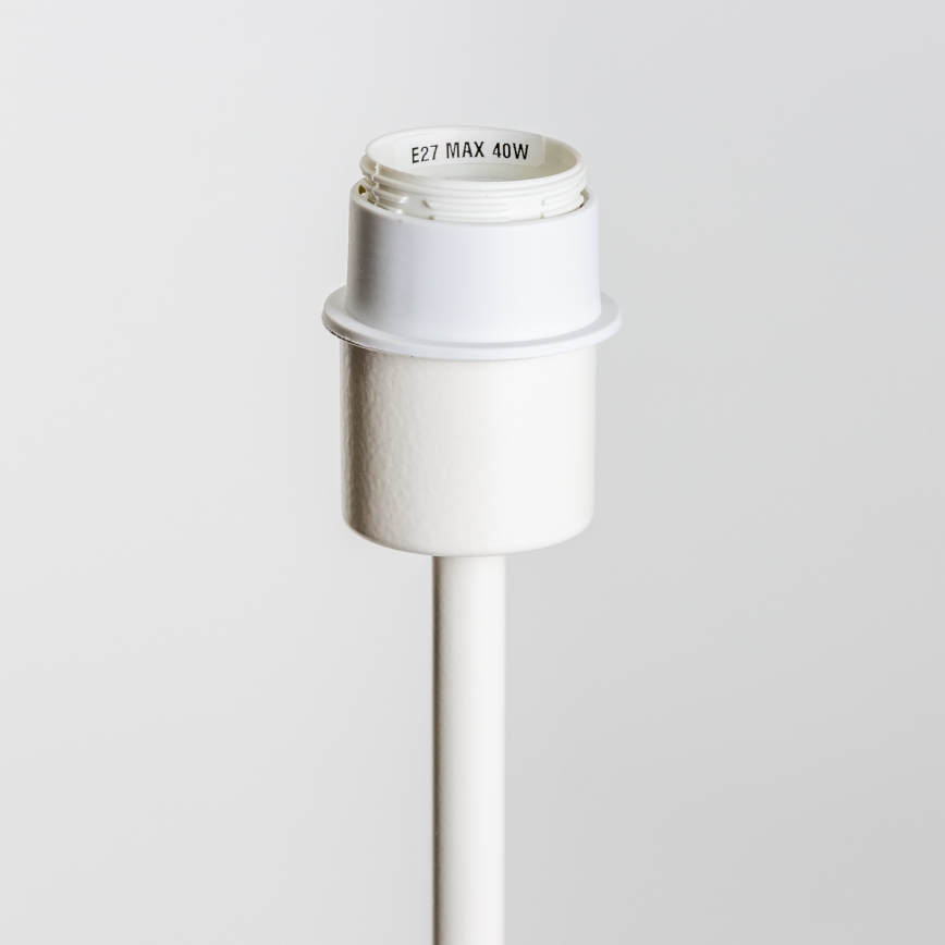 Brilagi - LED stoječa svetilka CERIA 1xE27/40W/230V Ø 30 cm bela