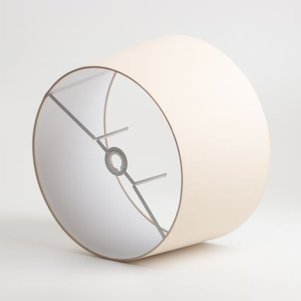 Brilagi - LED stoječa svetilka CERIA, 1xE27/40W/230V, Ø 45 cm, bež/matni krom