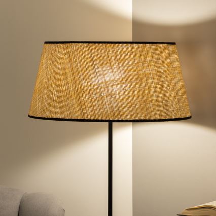 Brilagi - LED stoječa svetilka CERIA 1xE27/40W/230V Ø 50 cm bežna/črna