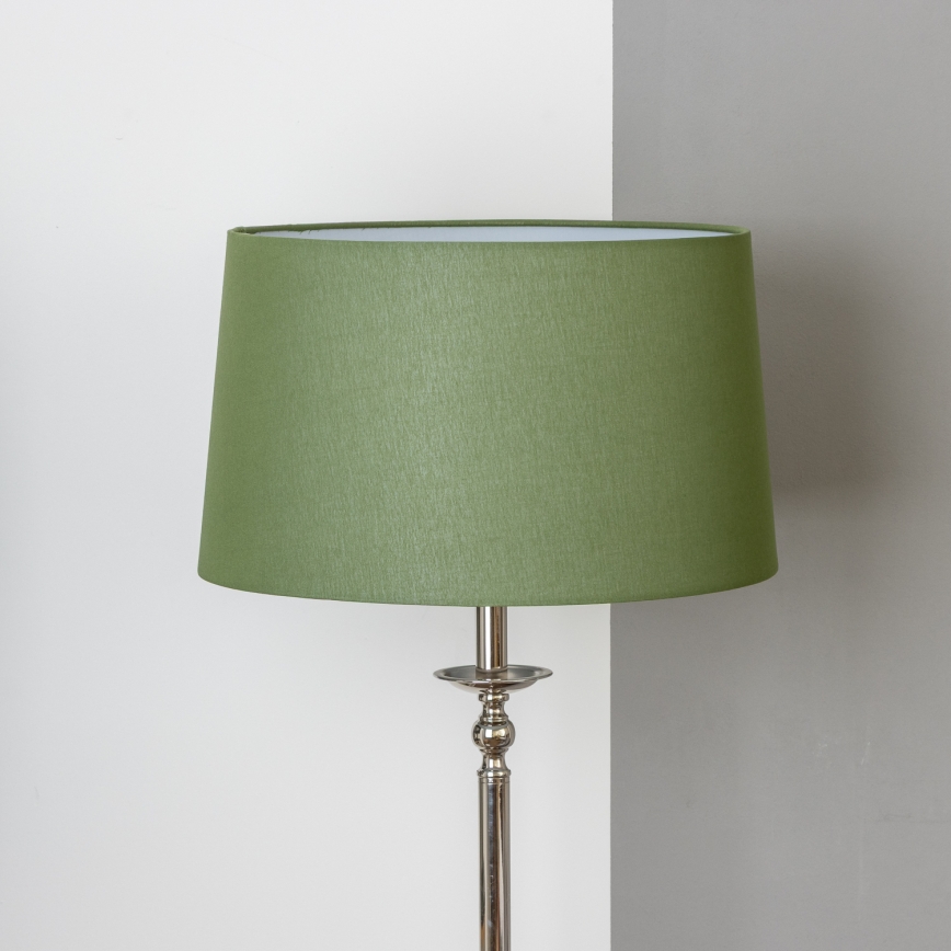 Brilagi - LED stoječa svetilka CERIA 1xE27/60W/230V Ø 45 cm sijajni krom/zelena