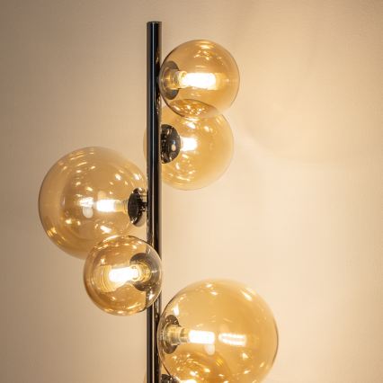 Brilagi - LED stoječa svetilka MILLA 7xG9/3W/230V črni krom/zlata