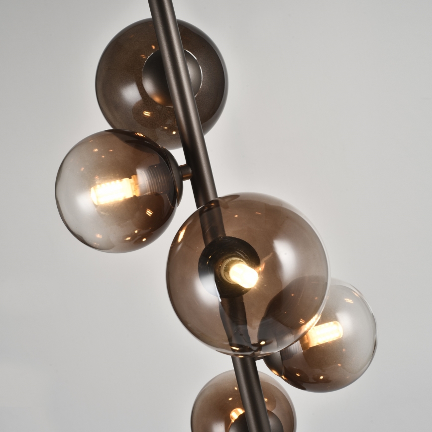 Brilagi - LED stoječa svetilka MILLA 7xG9/3W/230V rjava/dimna rjava