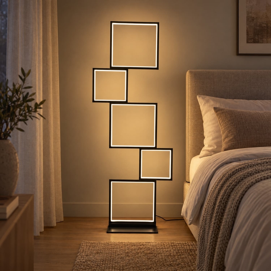 BRILAGI - LED stoječa svetilka SHIFT LED/36W/230V 4000K 123 cm črna