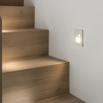 Brilagi - LED Stopniščna luč s senzorjem gibanja JACK LED/1,5W/230V 3000K/4000K/6500K bela