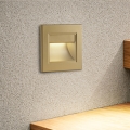 Brilagi - LED stopniščna svetilka STEP LIGHT LED/1,5W/230V IP44 zlata