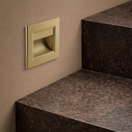 Brilagi - LED stopniščna svetilka STEP LIGHT LED/1,5W/230V IP44 zlata