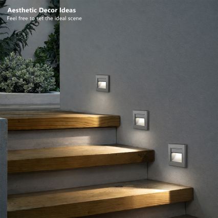 Brilagi - LED stopniščno svetilo STEP LIGHT LED/1,5W/230V IP44 antracitno