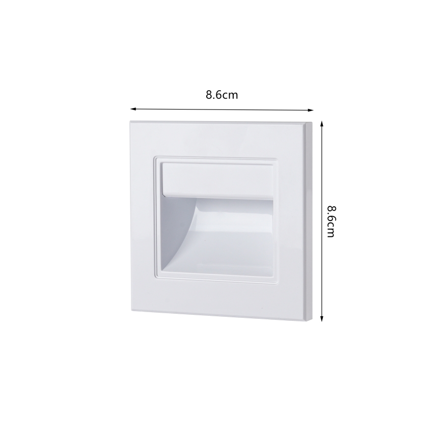 Brilagi - LED stopniščno svetilo STEP LIGHT LED/1,5W/230V IP44 bela