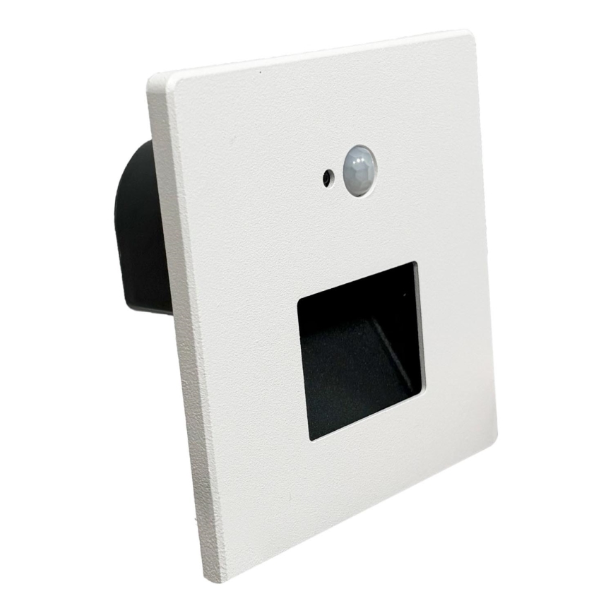 Brilagi - LED stopniščno svetilo z zaznavalom gibanja in mraka JACK LED/3W/230V 3000/4000/6500K IP65 belo