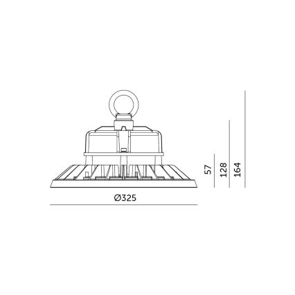 Brilagi - LED industrijsko stropno svetilo TITAN PRO HIGHBAY LED/200W/230V 4000K IP65