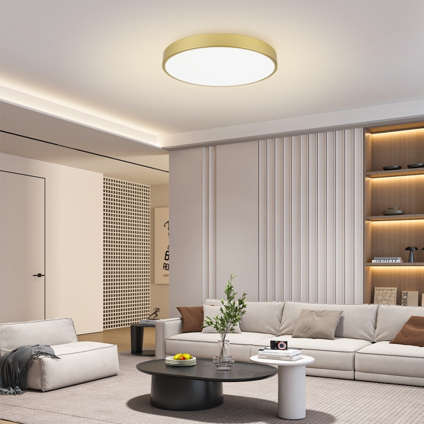 Brilagi - LED stropna svetilka POOL LED/100W/230V 3000/4500/6000K premer 80 cm zlata