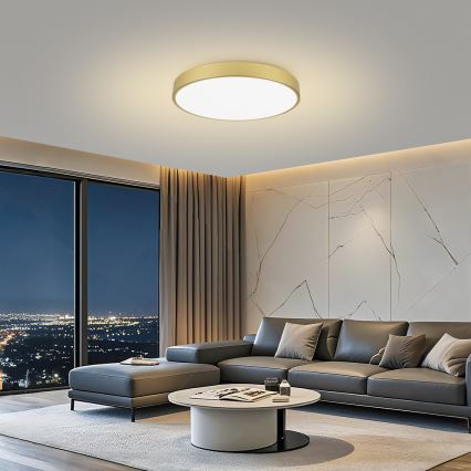 Brilagi - LED stropna svetilka POOL LED/100W/230V 3000/4500/6000K premer 80 cm zlata