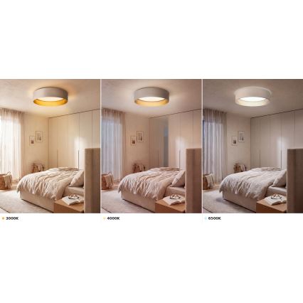 Brilagi - LED stropna svetilka VELVET VARI LED/24W/230V 3000/4000/6500K, premer 45 cm, kremna/zlata