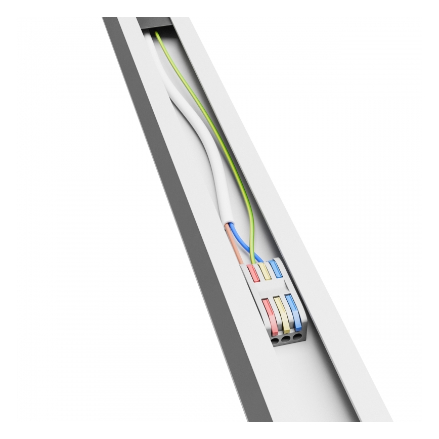 Brilagi - LED površinsko pritrjena stropna svetilka FULLDAY LED/20/30/40W/230V 2700/4000/6000K 120 cm UGR19 bela